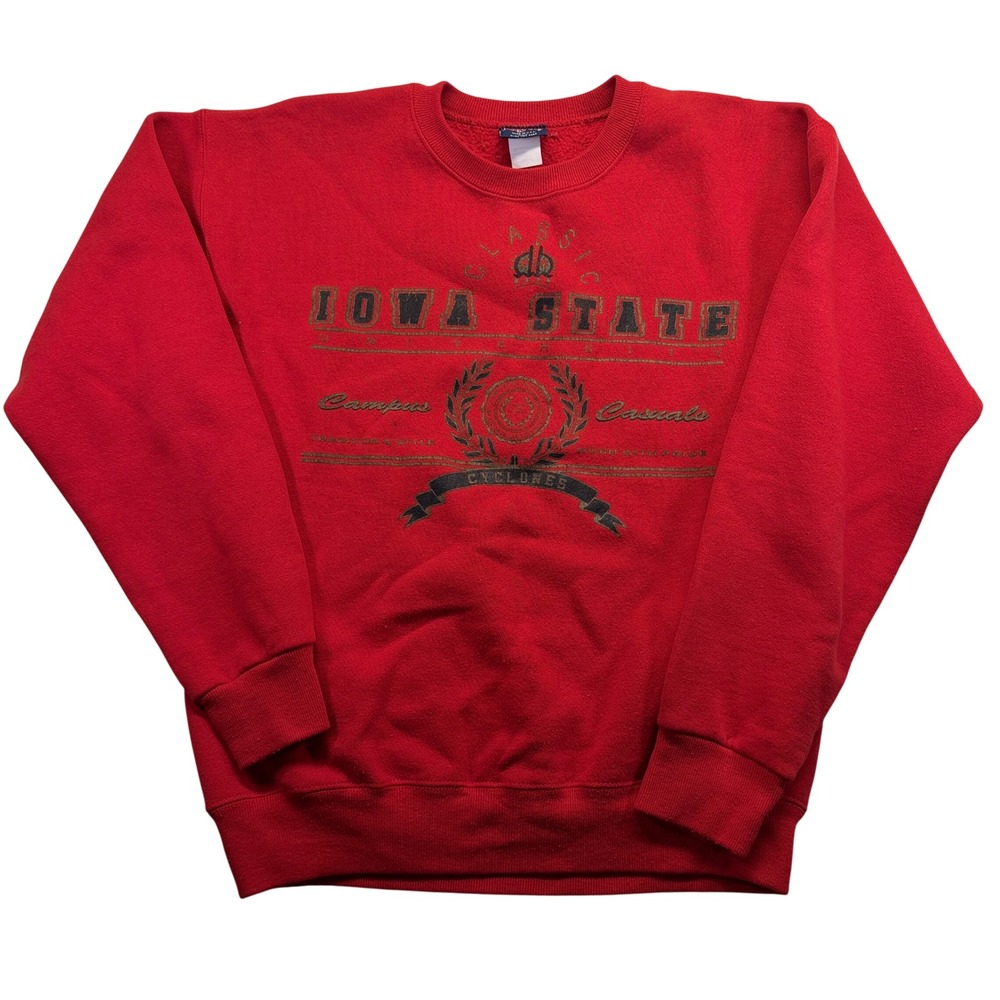 Vintage 90s Iowa State Cyclones JanSport Crewneck Sweatshirt Mens L Made USA